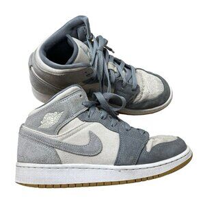 Jordan 1 Mid SE Coconut Milk Particle Grey GS DN4346-100 Size 5.5 Youth